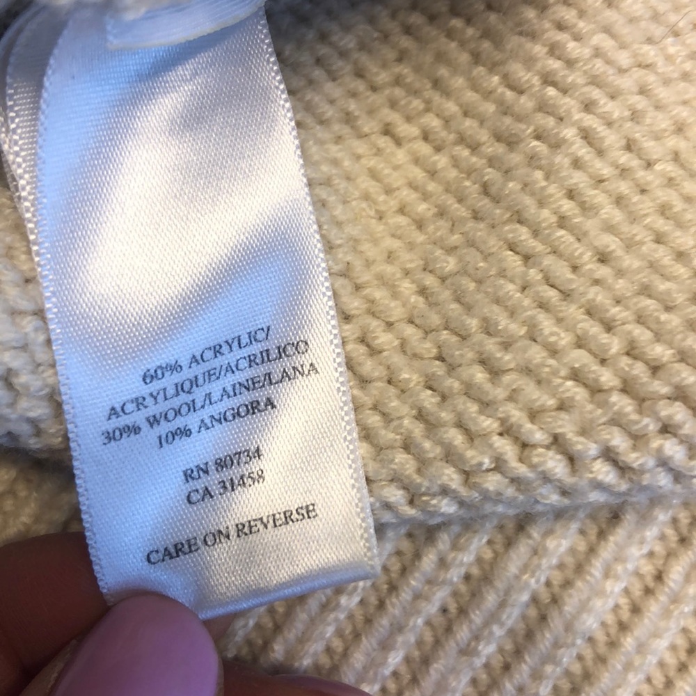 BCBGMAXAZRIA Short Sleeve Cowl Neck Sweater-Sz:S - Picture 3 of 11
